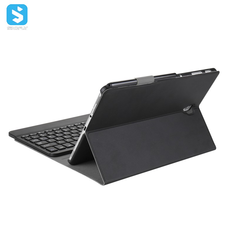 wireless keyboard with PU leather case for Samsung Galaxy Tab S4(10.5)/T830/T835
